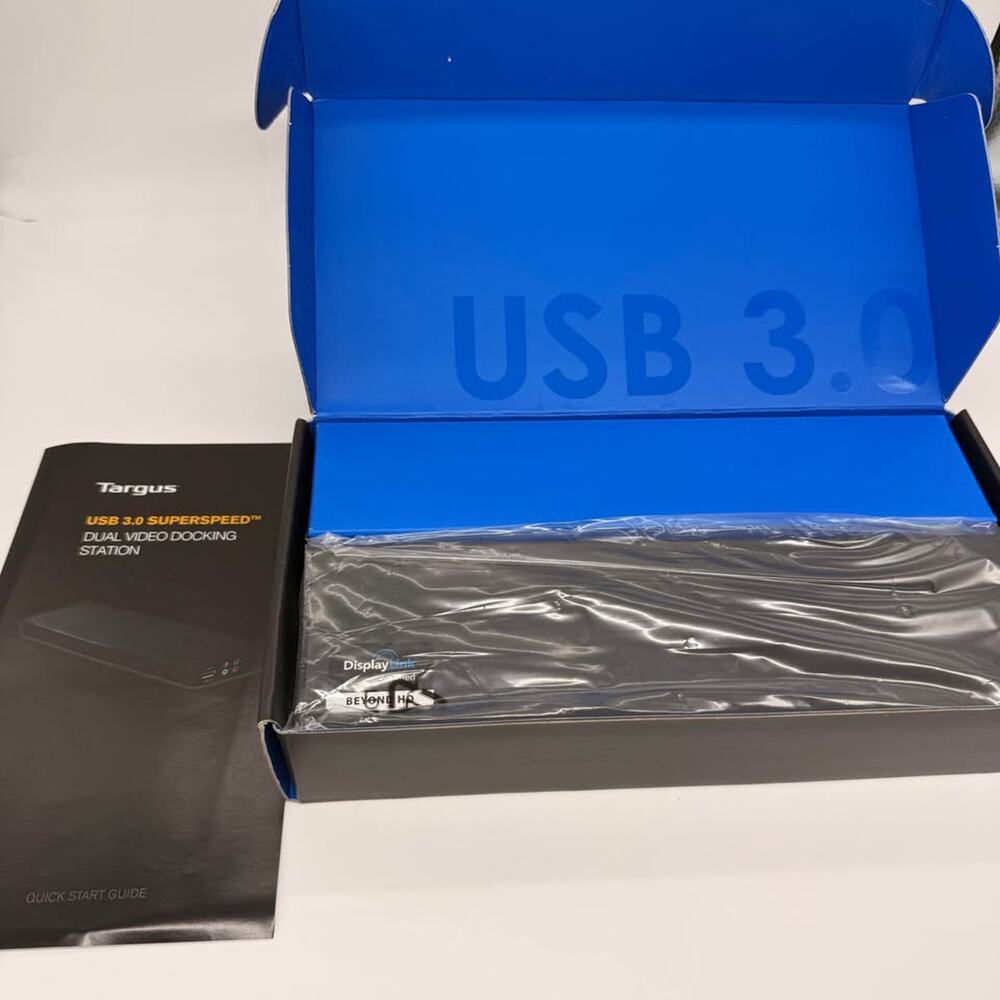 NEW Targus USB 3.0 SuperSpeed Dual Video Laptop Docking Station